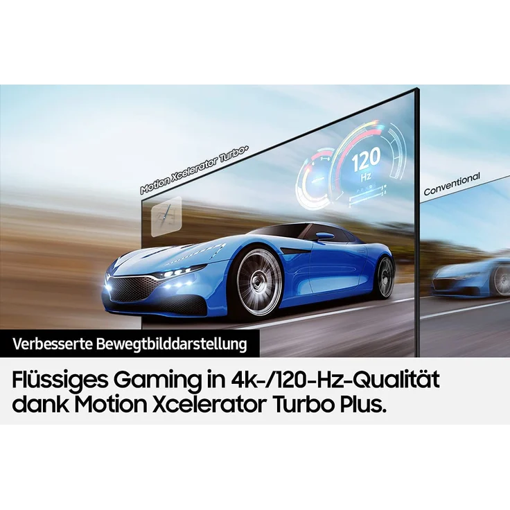 Samsung GQ85Q70AAT 214 cm (85 Zoll) QLED Smart TV (Ultra HD, HDR, Edge LED) Twin HD-Triple-Tuner (Sat, Antenne, Kabel) Modelljahr 2021 Energieklasse E (DE-Modell) – Bild 9