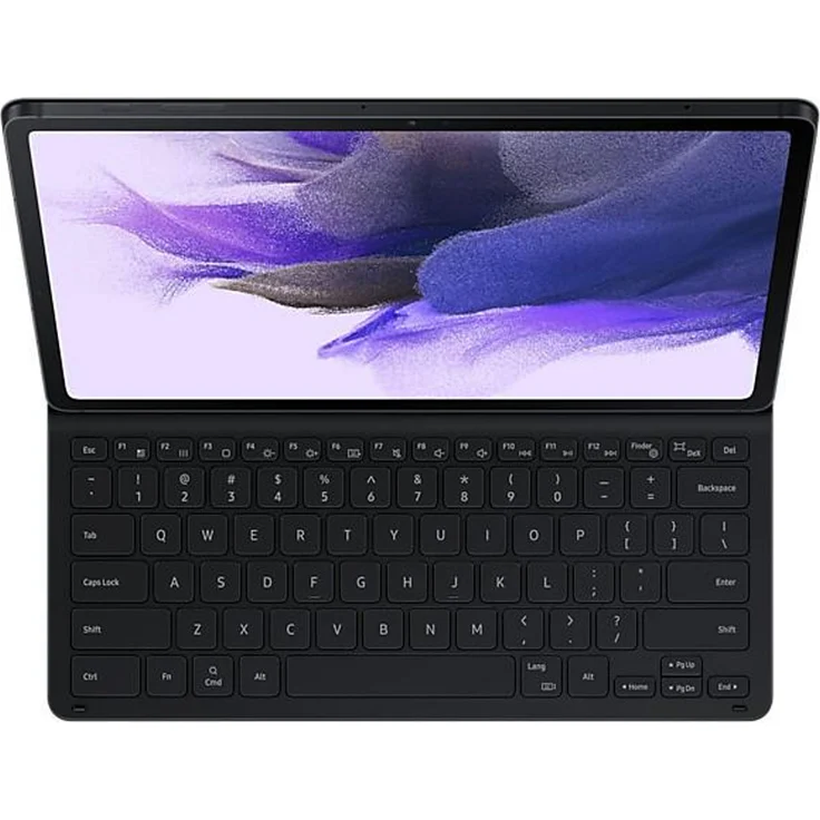 Samsung EJ-DT730 Book Cover Keyboard Slim für Galaxy Tab S7+ / Tab S7 FE / Tab S8+, schwarz, DE (EF-DT730BBGGDE) – Bild 8