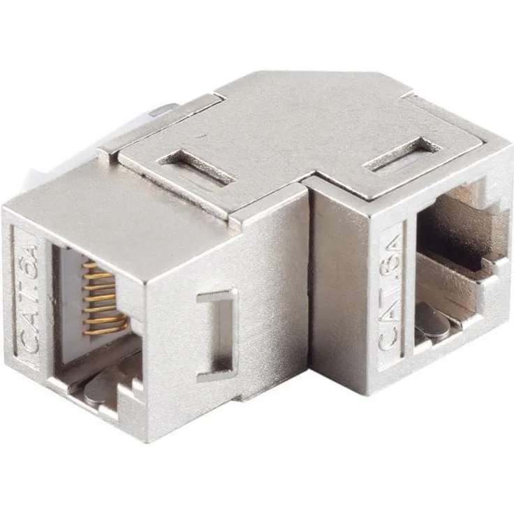 SHVP BS08-10004 - Keystone RJ45 Buchse> Cat.6A 90° (BS08-10004)