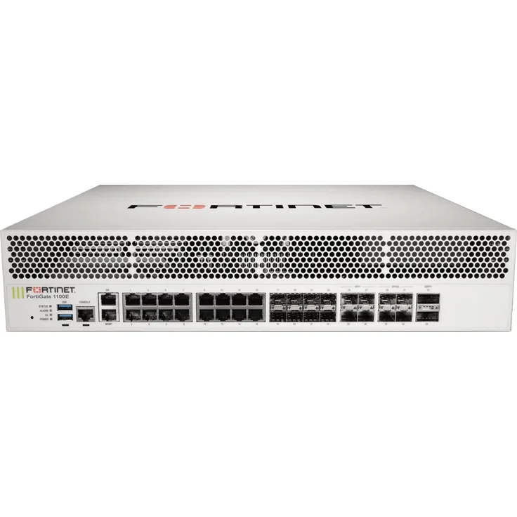 Fortinet FortiGate 1100E - Sicherheitsgerät - 10 GigE, 40 Gigabit LAN, 25 Gigabit LAN - 2U - Rack-montierbar (FG-1100E)