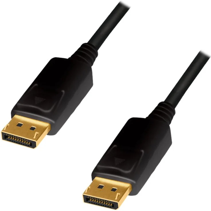 LogiLink DisplayPort-Kabel Stecker an Stecker 4K-60 Hz CCS schwarz 5 m – Bild 2