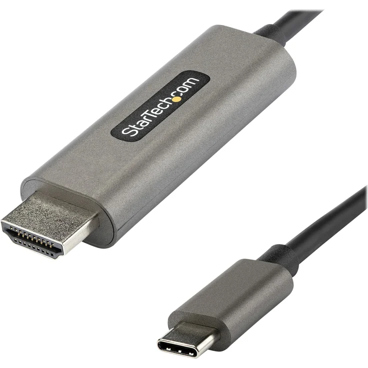 StarTech.com 16ft (5m) USB C to HDMI Cable 4K 60Hz with HDR10, Ultra HD USB Type-C to 4K HDMI 2.0b Video Adapter Cable, USB-C to HDMI HDR Monitor-Display Converter, DP 1.4 Alt Mode HBR3 - Thunderbolt 3 Compatible (CDP2HDMM5MH) - Videoschnittstellen-Conver – Bild 4