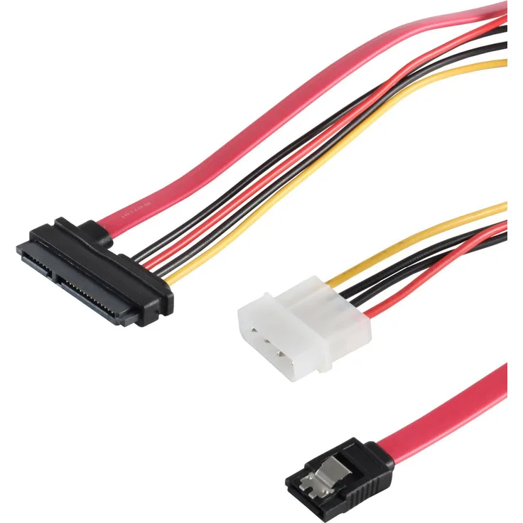 S-CONN maximum connectivity SATA-Kombikabel, Daten- und Stromversorgung, 0,5m (78237)