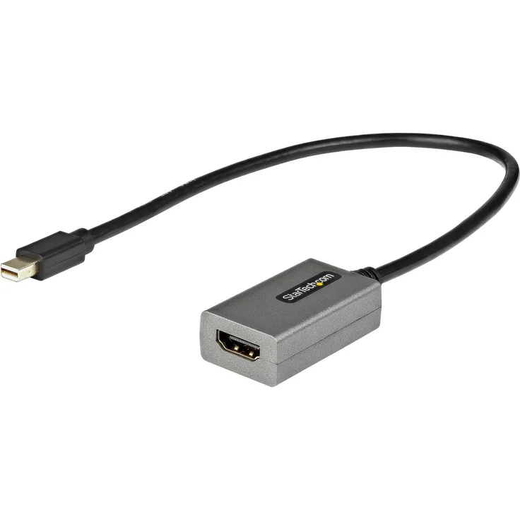 StarTech.com Mini DisplayPort auf HDMI Adapter - mDP auf HDMI Adapter Dongle - 1080p - Mini DisplayPort 1.2 auf HDMI Monitor-Display - Mini DP auf HDMI Videokonverter - 30cm Kabel (MDP2HDEC)
