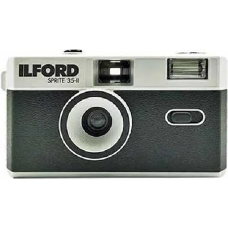 Sprite 35-II Kompaktkamera im Vintage-Stil, black/silver