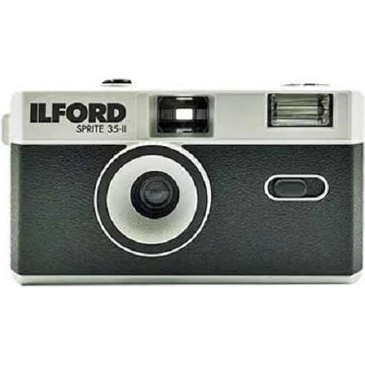Sprite 35-II Kompaktkamera im Vintage-Stil, black/silver – Bild 1