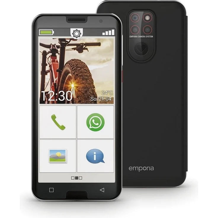 Emporia SMART.5 Senioren-Smartphone Schwarz – Bild 8