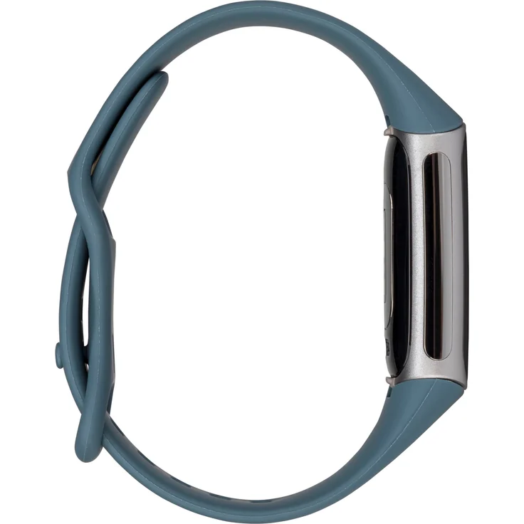 Fitbit Charge 5 Fitness-Tracker GPS, Unisex, Aluminiumgehäuse, Silikonarmband, Steel Blue/Platinum – Bild 9