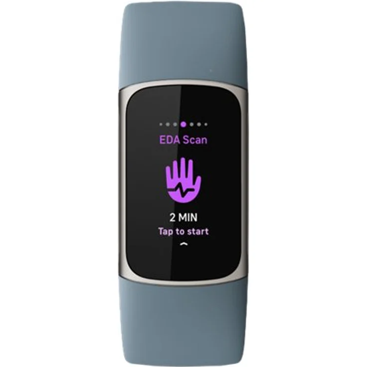 Fitbit Charge 5 Fitness-Tracker GPS, Unisex, Aluminiumgehäuse, Silikonarmband, Steel Blue/Platinum – Bild 11