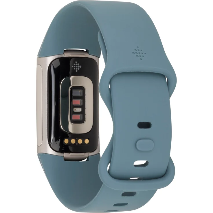 Fitbit Charge 5 Fitness-Tracker GPS, Unisex, Aluminiumgehäuse, Silikonarmband, Steel Blue/Platinum – Bild 10