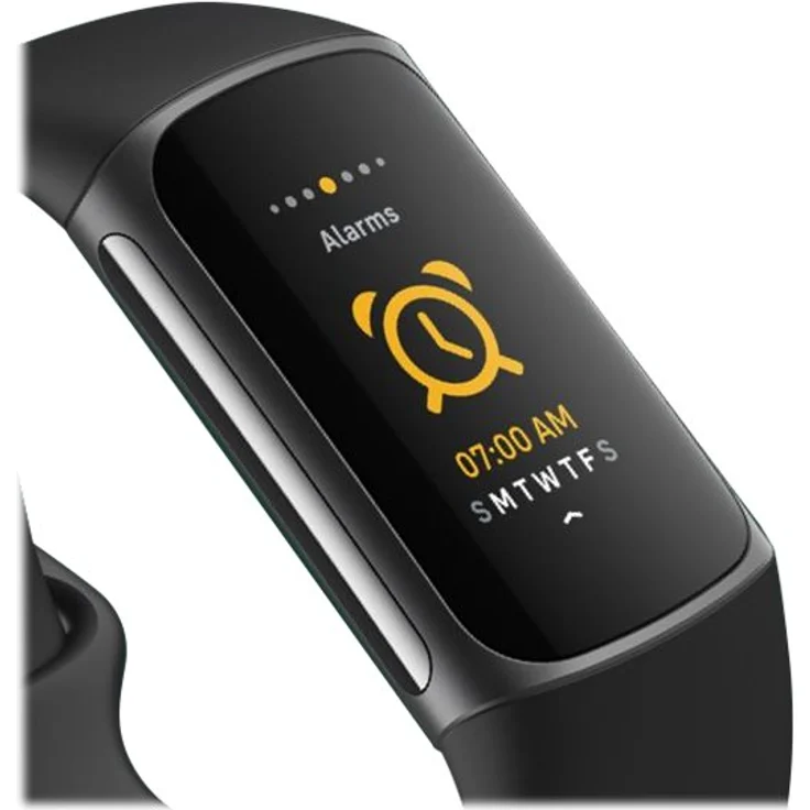 Fitbit Charge 5 Fitness-Tracker GPS, Unisex, Einheitsgröße, Aluminiumgehäuse, Black/Graphite – Bild 5