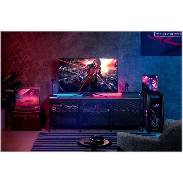 ASUS ROG Strix XG43UQ - 43 Zoll, 4K Ultra HD (3840 x 2160), VA-Panel, 144Hz, 1ms, 1000cd/m², DisplayHDR 1000 (90LM0590-B02170) – Bild 4