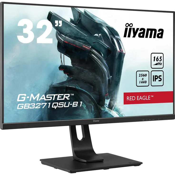iiyama G-Master GB3271QSU-B1 Red Eagle - 31,5 Zoll, Wide Quad HD (2560 x 1440), IPS-Panel, 165Hz, 1ms, 400cd/m² (GB3271QSU-B1) – Bild 11