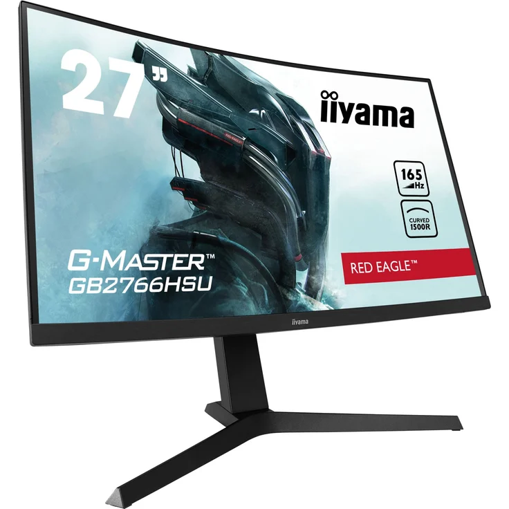 iiyama G-Master GB2766HSU-B1 Red Eagle - 27 Zoll, Full HD (1920 x 1080), VA-Panel, 165Hz, 1ms, 250cd/m² (GB2766HSU-B1) – Bild 8