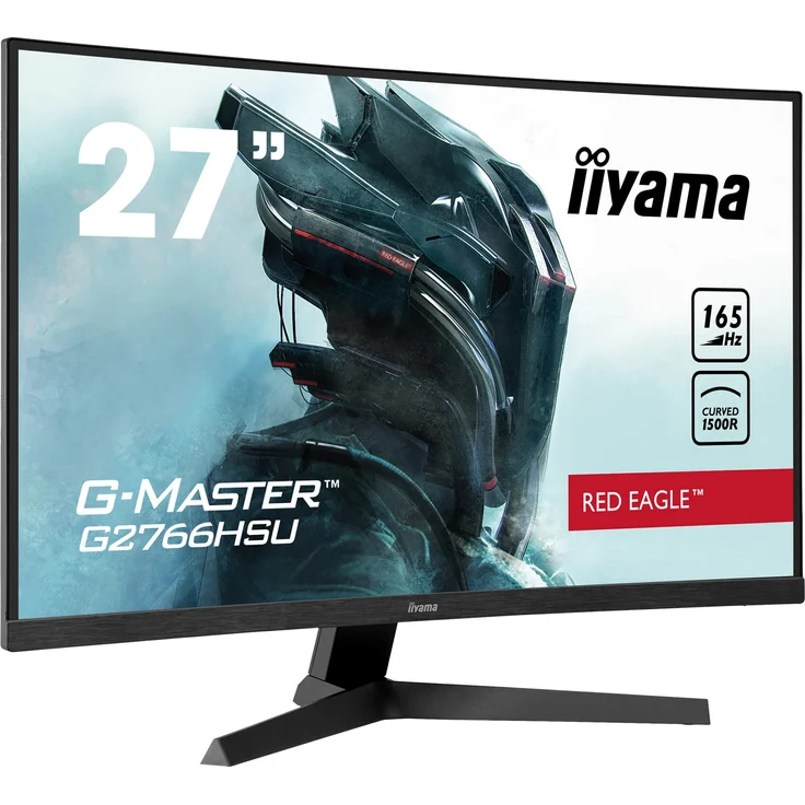 iiyama G-Master G2766HSU-B1 Red Eagle - 27 Zoll, Full HD (1920 x 1080), VA-Panel, 165Hz, 1ms, 250cd/m² (G2766HSU-B1) – Bild 8