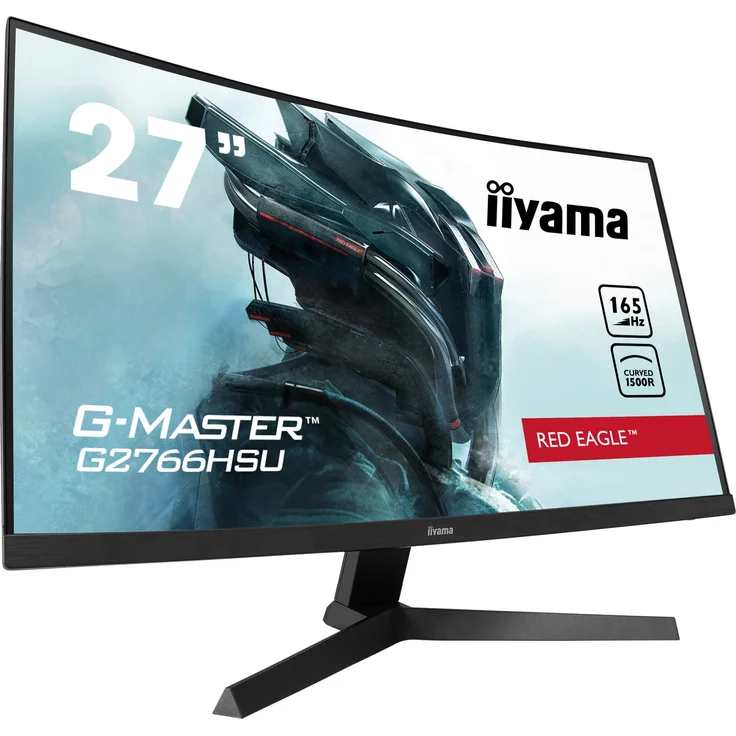 iiyama G-Master G2766HSU-B1 Red Eagle - 27 Zoll, Full HD (1920 x 1080), VA-Panel, 165Hz, 1ms, 250cd/m² (G2766HSU-B1) – Bild 11