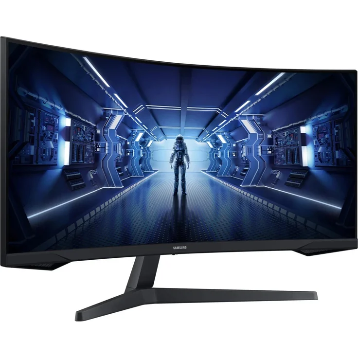 Samsung Odyssey G5 C34G55TWWR - 34 Zoll, UltraWide Quad HD (3440 x 1440), VA-Panel, 165Hz, 1ms, 250cd/m², HDR10 (LC34G55TWWRXEN) – Bild 4