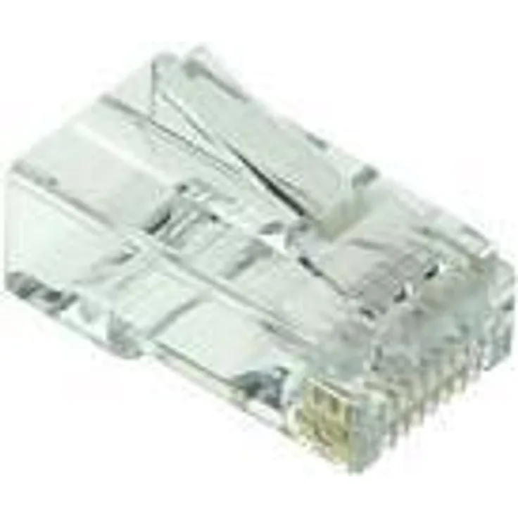 ACT RJ45 (8P-8C) CAT6 easyconnect unshielded modulaire connector for round cable with solid or stranded conductors RJ45 PLUG C6 UNSH EASY CONNECT (TD168B)