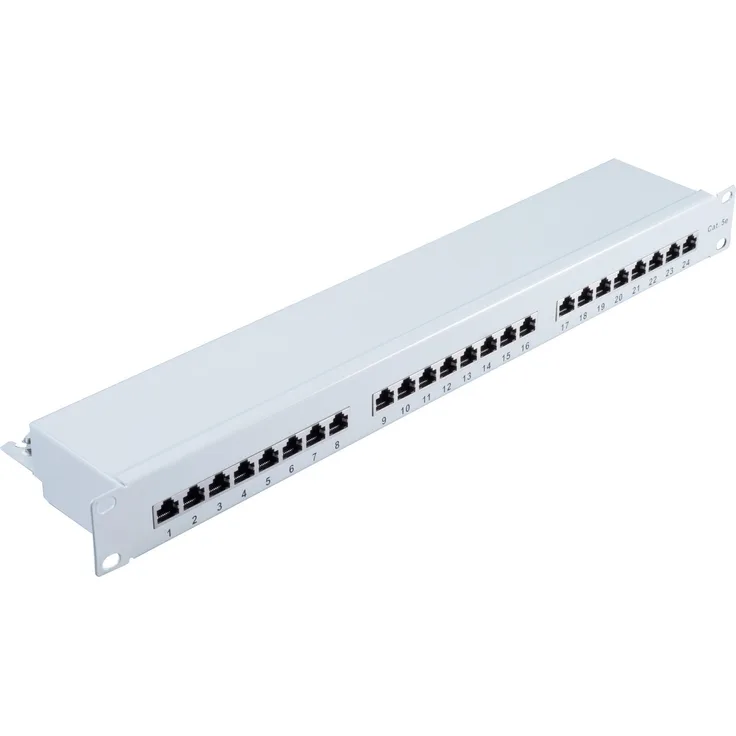 shiverpeaks -BASIC-S-cat 5e 48,30cm (19'')-Patchpanel, 24 Port (BS75062)
