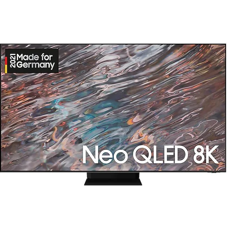 Samsung GQ65QN800AT 163 cm (65 Zoll) Neo QLED Mini LED 8K Smart TV (8K, HDR, Direct LED) Twin HD-Triple-Tuner (Sat, Antenne, Kabel) Modelljahr 2021 Energieklasse G (DE-Modell) – Bild 1