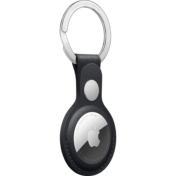 Apple MMF93ZM/A AirTag Schlüsselanhänger aus Leder, Mitternacht – Bild 2