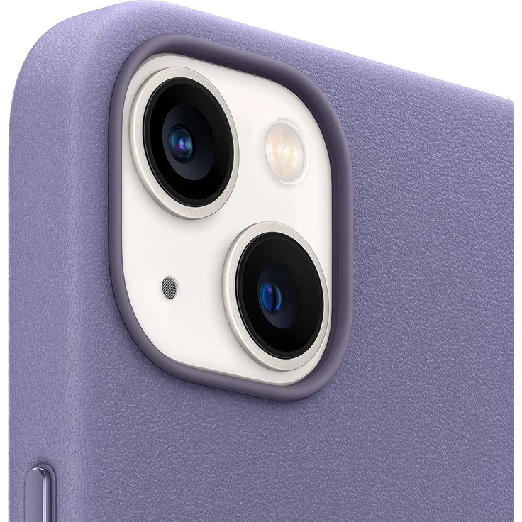 Apple MM0H3ZM/A Leder Case mit MagSafe, geeignet für Apple iPhone 13 mini, Wisteria – Bild 3
