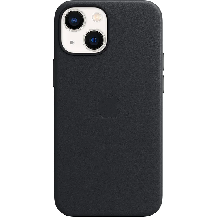 Apple MM0M3ZM/A Leder Case mit MagSafe, geeignet für Apple iPhone 13 mini, Mitternacht – Bild 1