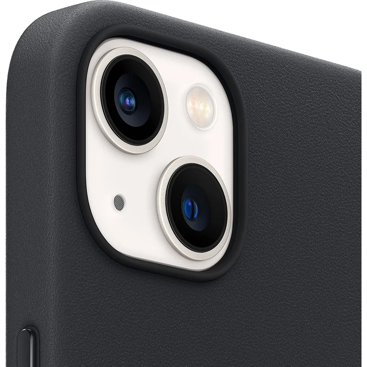 Apple MM0M3ZM/A Leder Case mit MagSafe, geeignet für Apple iPhone 13 mini, Mitternacht – Bild 3