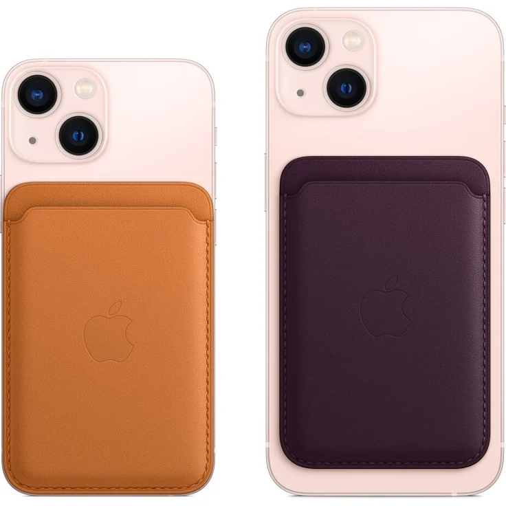 Apple MM0Q3ZM/A Leder Wallet mit MagSafe, geeignet für Apple iPhone 12/13/14, Kartenhalter, Goldbraun – Bild 7
