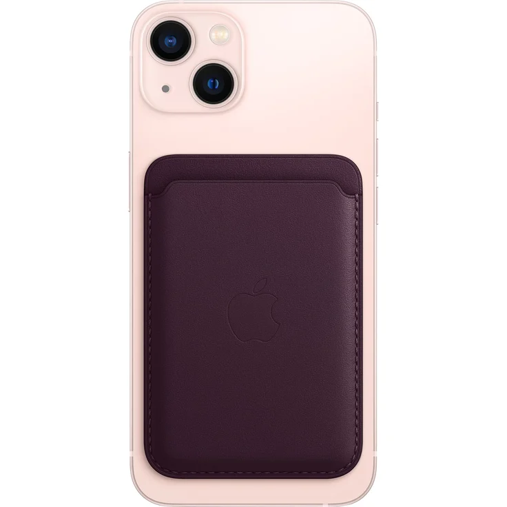 Apple MM0T3ZM/A Leder Wallet mit MagSafe, geeignet für Apple iPhone 12/13/14, Kartenhalter, Dunkelkirsch – Bild 5