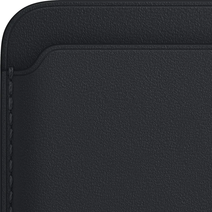 Apple MM0Y3ZM/A Leder Wallet mit MagSafe, geeignet für Apple iPhone 12/13/14, Kartenhalter, Mitternacht – Bild 2