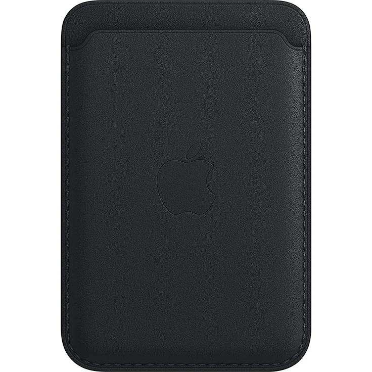 Apple MM0Y3ZM/A Leder Wallet mit MagSafe, geeignet für Apple iPhone 12/13/14, Kartenhalter, Mitternacht – Bild 1