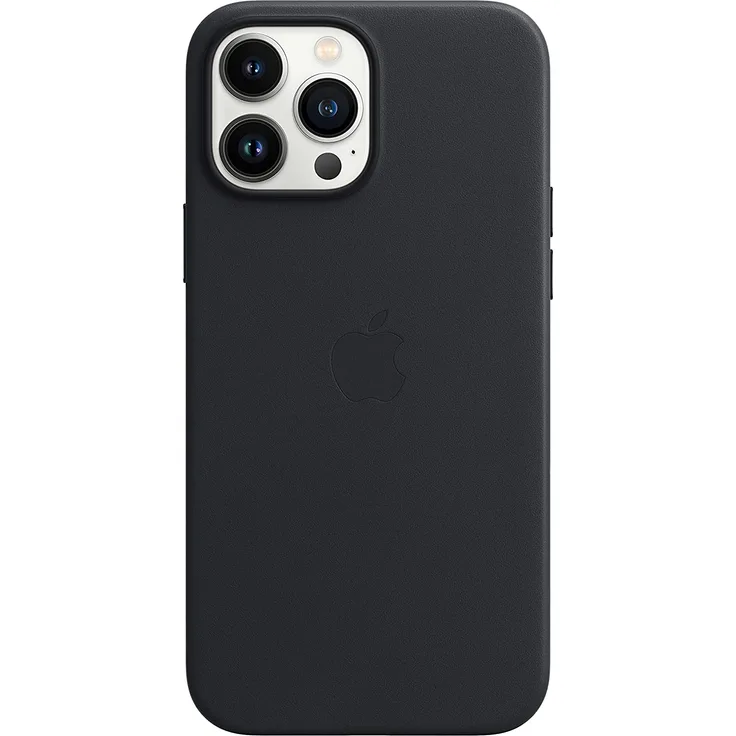 Apple MM1R3ZM/A Leder Case mit MagSafe, geeignet für Apple iPhone 13 Pro Max, Mitternacht