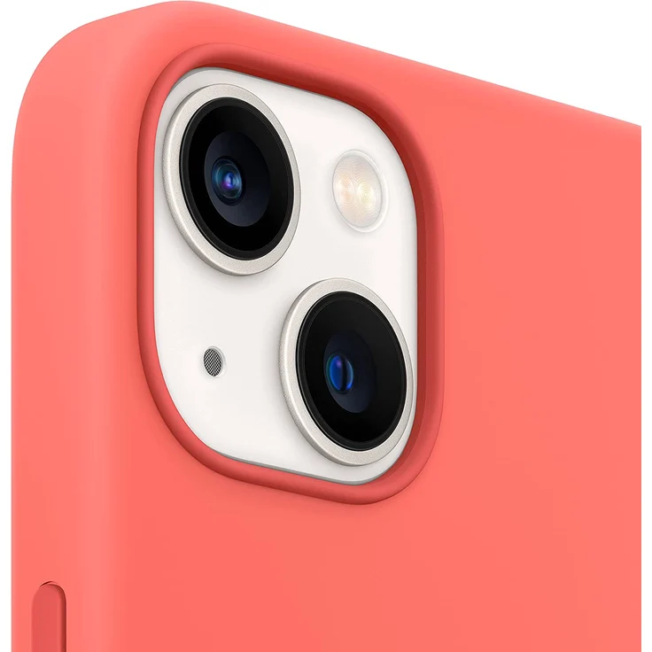 Apple MM1V3ZM/A Silikon Case mit MagSafe, geeignet für Apple iPhone 13 mini, Pink Pomelo – Bild 3