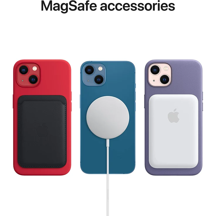 Apple MM243ZM/A Silikon Case mit MagSafe, geeignet für Apple iPhone 13, Gelborange – Bild 4