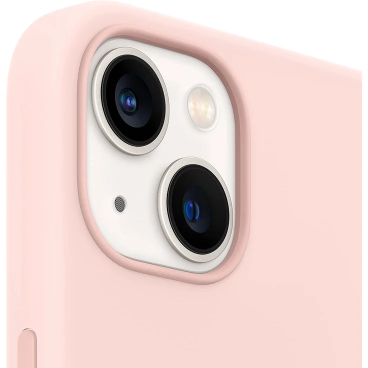 Apple MM283ZM/A Silikon Case mit MagSafe, geeignet für Apple iPhone 13, Kalkrosa – Bild 3