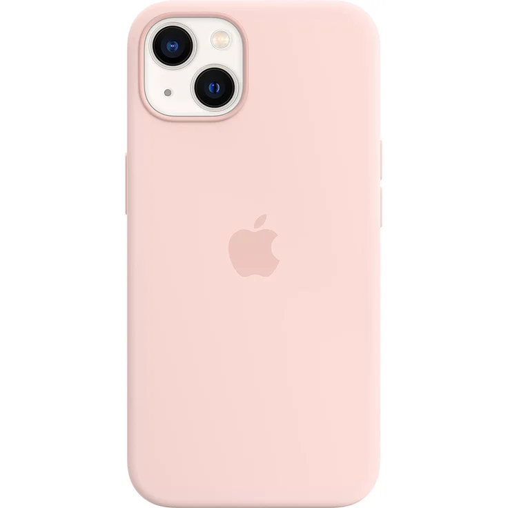 Apple MM283ZM/A Silikon Case mit MagSafe, geeignet für Apple iPhone 13, Kalkrosa – Bild 1