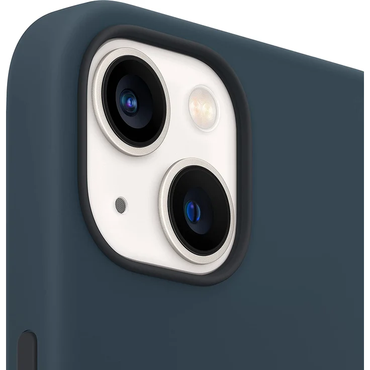 Apple MM293ZM/A Silikon Case mit MagSafe, geeignet für Apple iPhone 13, Abyssblau – Bild 3