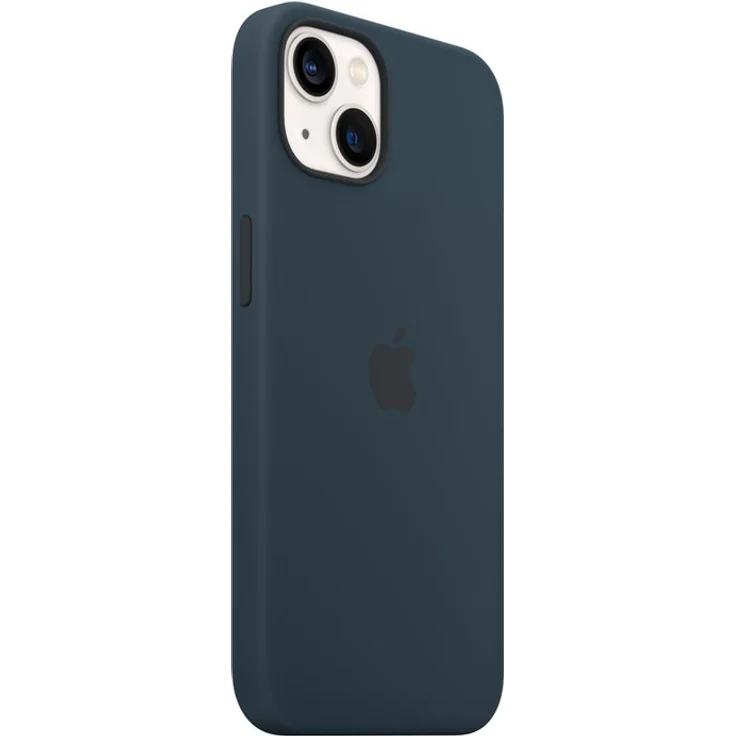 Apple MM293ZM/A Silikon Case mit MagSafe, geeignet für Apple iPhone 13, Abyssblau – Bild 7