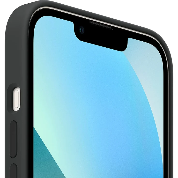 Apple MM2A3ZM/A Silikon Case mit MagSafe, geeignet für Apple iPhone 13, Mitternacht – Bild 2