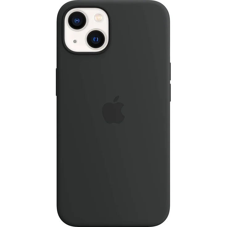 Apple MM2A3ZM/A Silikon Case mit MagSafe, geeignet für Apple iPhone 13, Mitternacht – Bild 1