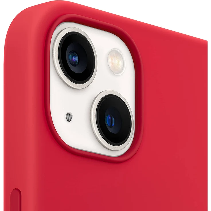 Apple MM2C3ZM/A Silikon Case mit MagSafe, geeignet für Apple iPhone 13, (PRODUCT)RED – Bild 3