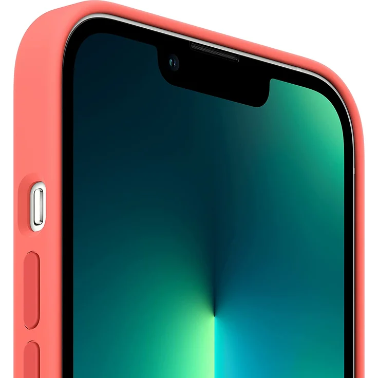 Apple MM2E3ZM/A Silikon Case mit MagSafe, geeignet für Apple iPhone 13 Pro, Pink Pomelo – Bild 2