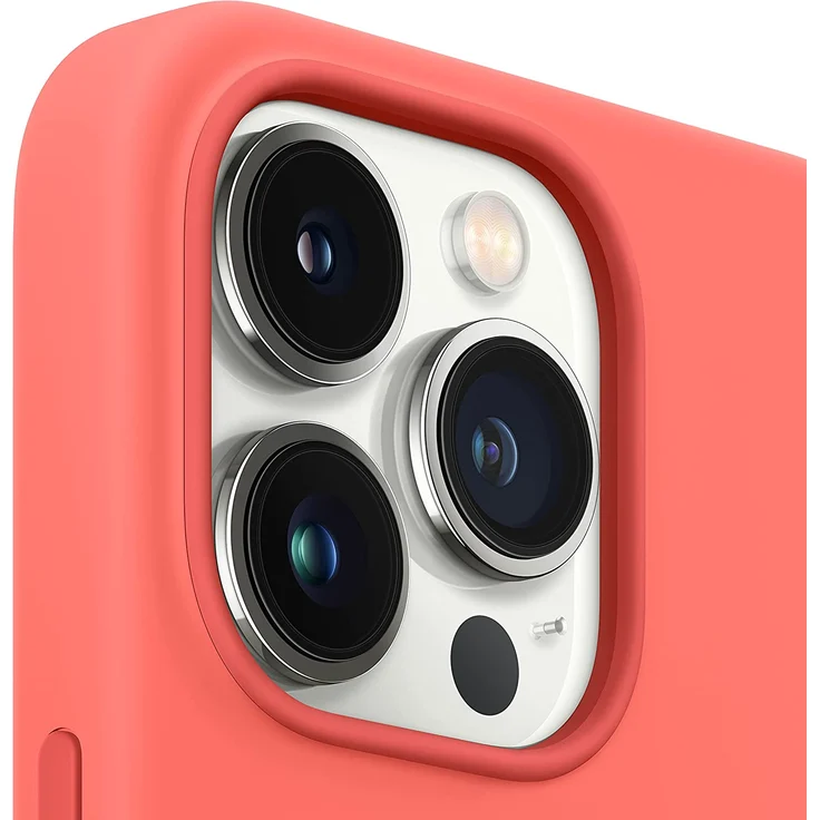 Apple MM2E3ZM/A Silikon Case mit MagSafe, geeignet für Apple iPhone 13 Pro, Pink Pomelo – Bild 3
