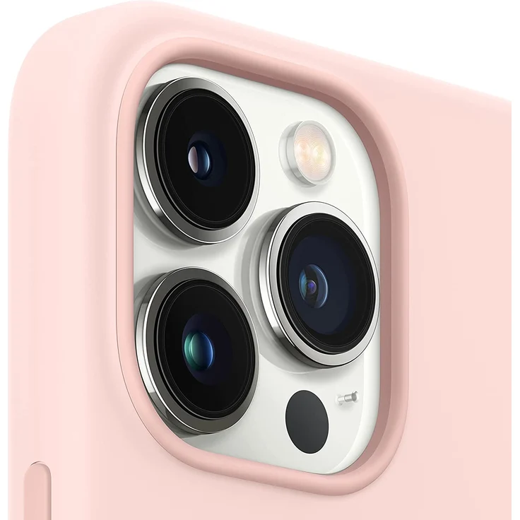 Apple MM2H3ZM/A Silikon Case mit MagSafe, geeignet für Apple iPhone 13 Pro, Kalkrosa – Bild 3