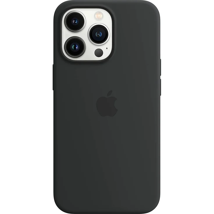 Apple MM2K3ZM/A Silikon Case mit MagSafe, geeignet für Apple iPhone 13 Pro, Mitternacht – Bild 1