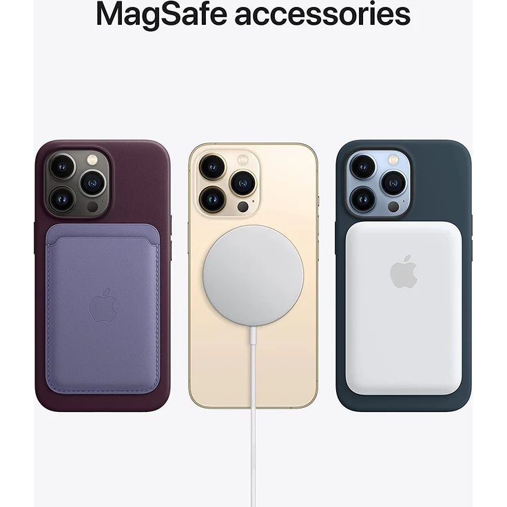 Apple MM2K3ZM/A Silikon Case mit MagSafe, geeignet für Apple iPhone 13 Pro, Mitternacht – Bild 4