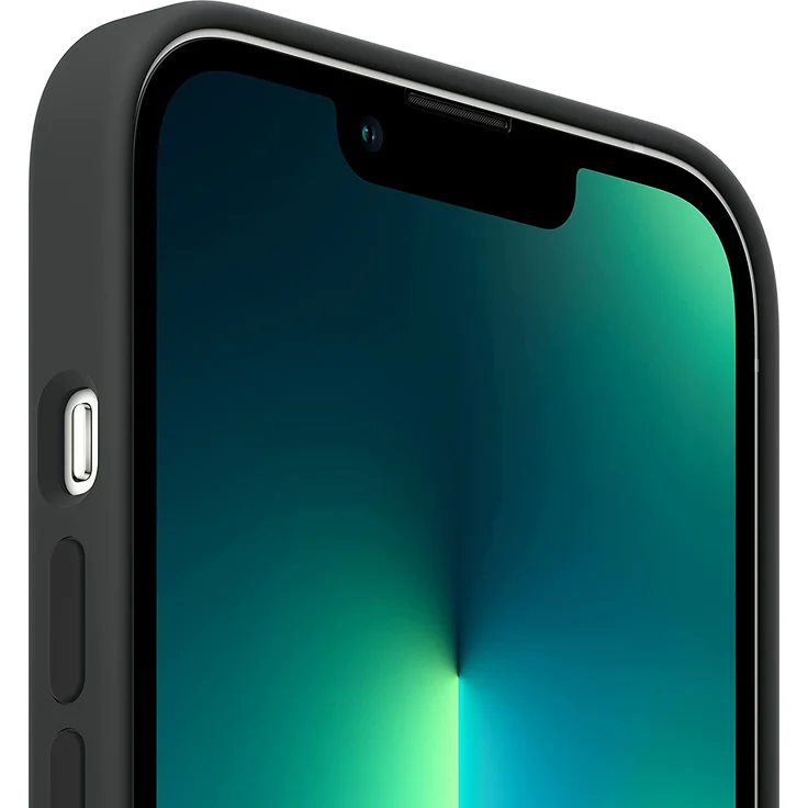 Apple MM2K3ZM/A Silikon Case mit MagSafe, geeignet für Apple iPhone 13 Pro, Mitternacht – Bild 2