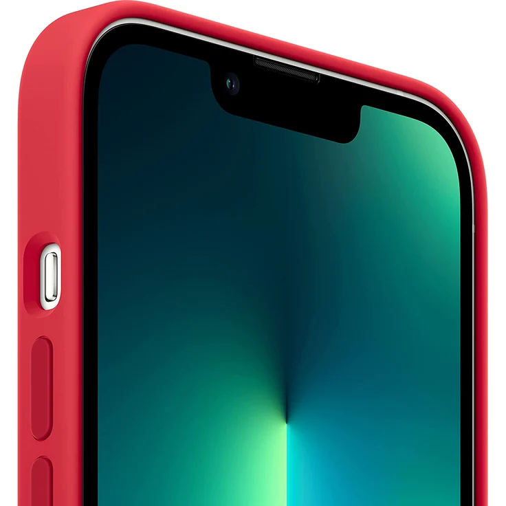 Apple MM2L3ZM/A Silikon Case mit MagSafe, geeignet für Apple iPhone 13 Pro, (PRODUCT)RED – Bild 2