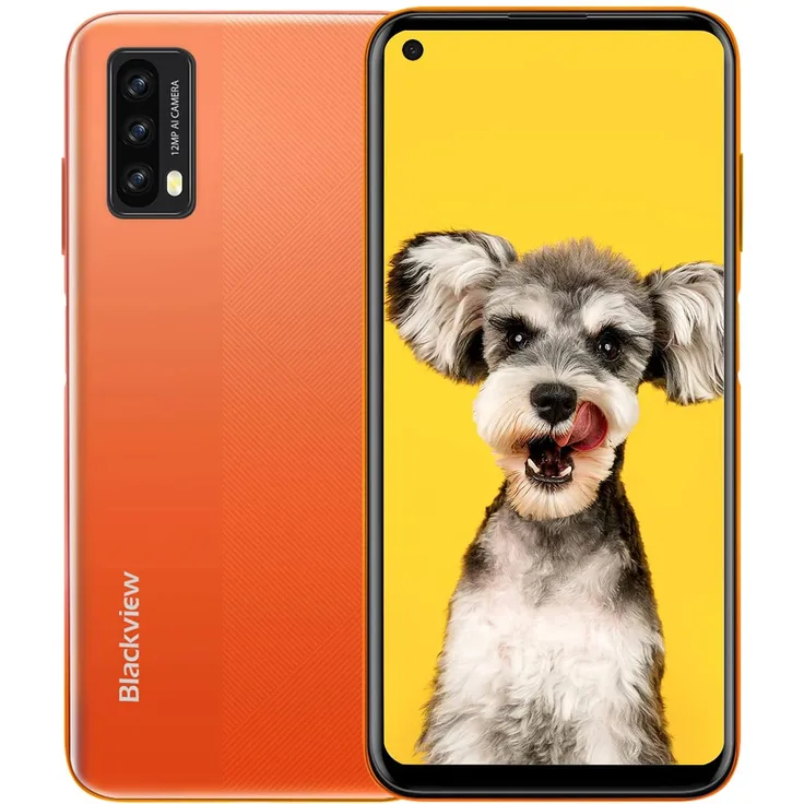 Blackview A90 Smartphone 16,23cm IPS-Display, 64GB interner Speicher, 4GB RAM, Dual-SIM, Android, Sunrise Orange